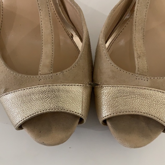 Jessica Simpson Suede and Leather Heels Size 9.5 - Picture 3 of 15